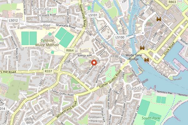 Map showing Kai Restaurant in Galway