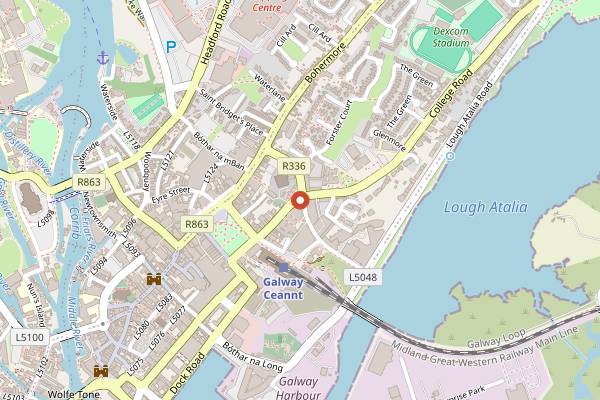 Map showing HYDE in Galway