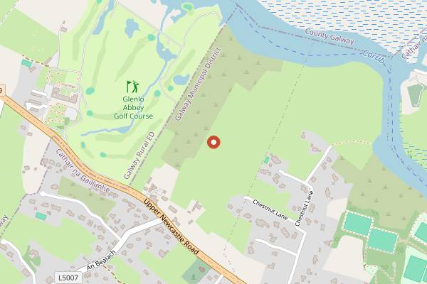 Map showing The Pullman in Galway