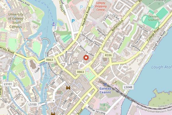 Map showing Alma in Galway