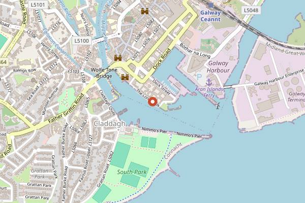 Map showing Ard Bia at Nimmos in Galway