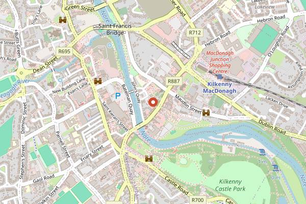 Map showing Sullivan's Taproom and Brewing Co in Kilkenny