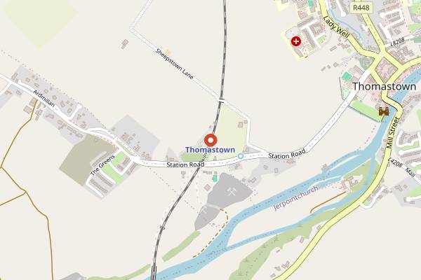 Map showing Mount Juliet Estate Cookery Experience in Kilkenny