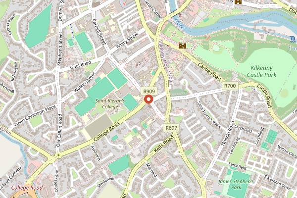 Map showing Lana Kilkenny Asian Street Food in Kilkenny