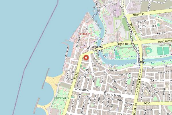 Map showing Fantastic in Tel Aviv