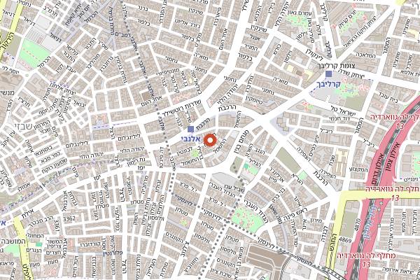 Map showing Levontin 7 in Tel Aviv