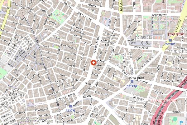 Map showing Milgo Milbar in Tel Aviv