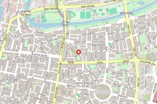 Map showing Juno in Tel Aviv