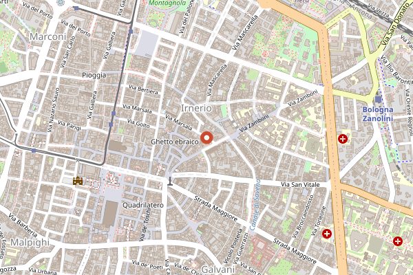 Map showing Birrificio Il Monte in Bologna