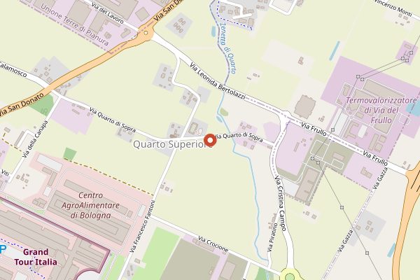 Map showing Birra Vecchia Orsa in Bologna