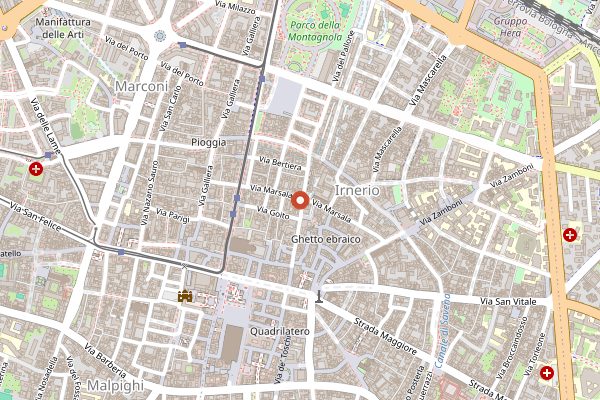Map showing Cogito in Bologna