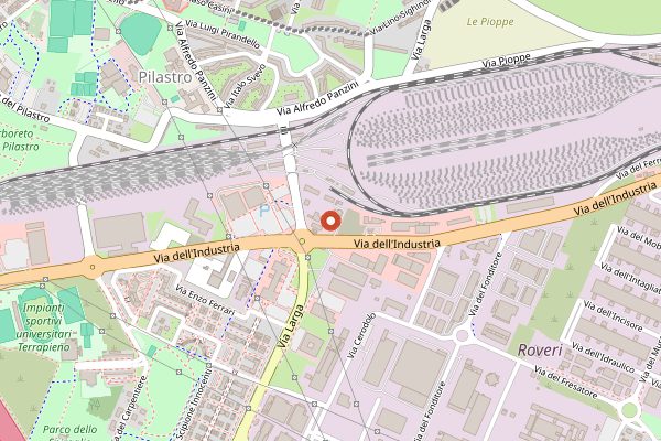 Map showing Lestra in Bologna