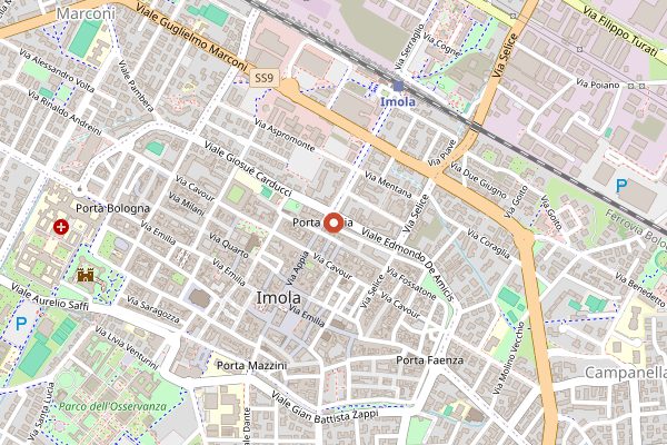 Map showing Italian Days Balsamic Tour in Bologna
