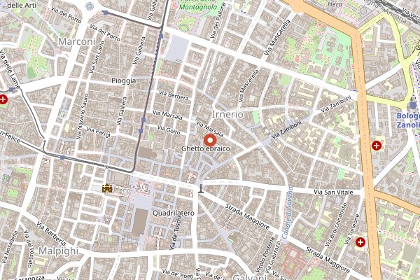 Map showing Camera a Sud in Bologna