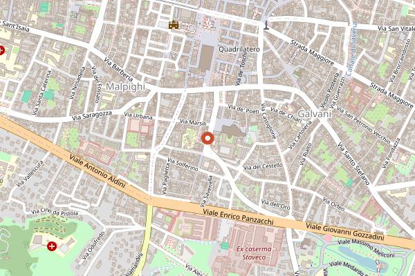 Map showing Angolo B in Bologna