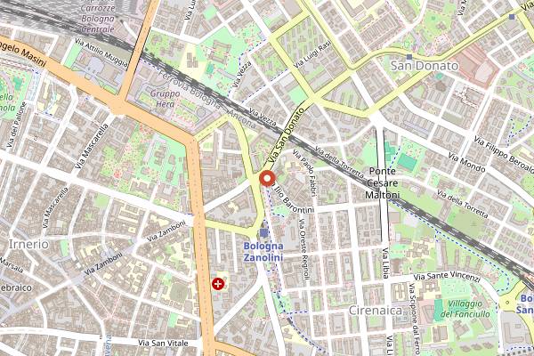 Map showing Il Sellaio in Bologna