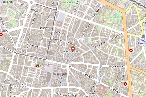Map showing Camera a Sud in Bologna