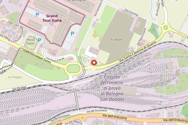 Map showing Link in Bologna