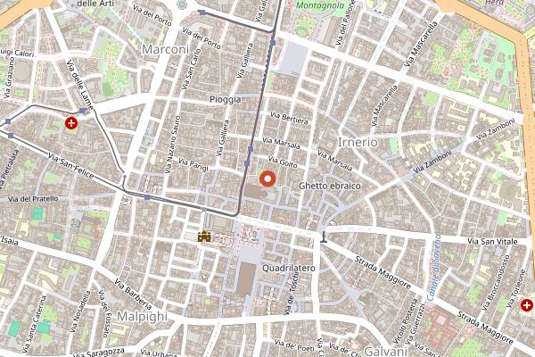 Map showing I Conoscenti in Bologna
