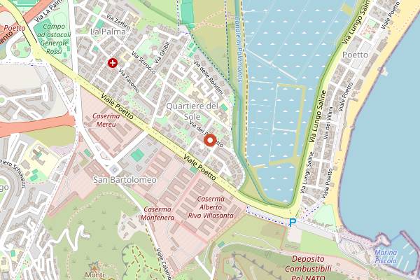 Map showing Brinkhoff's in Cagliari