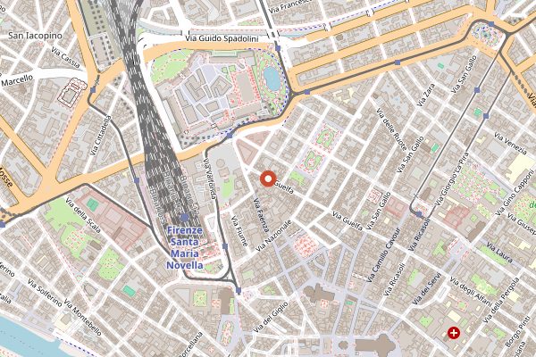 Map showing Apicius International School of Hospitality in Florence