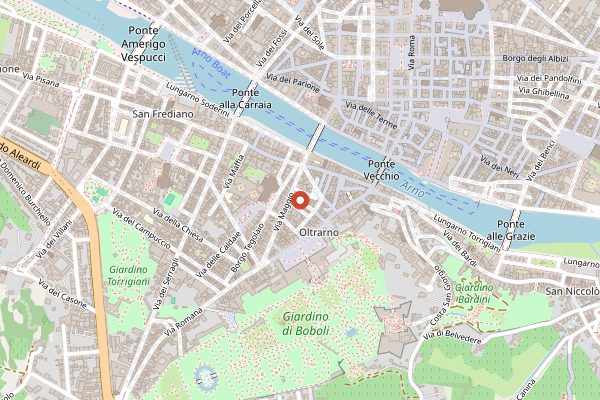 Map showing In Tavola in Florence