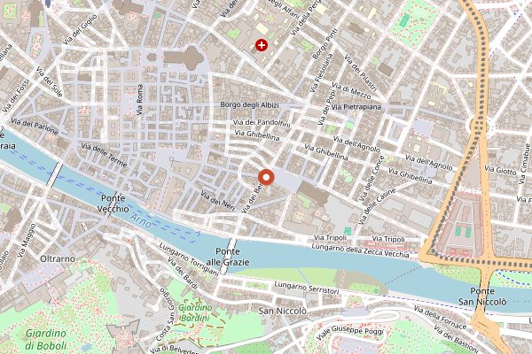 Map showing Festa di San Giovanni in Florence