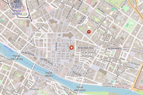 Map showing Atto di Vito Mollica in Florence