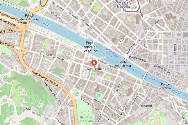Map showing Essenziale in Florence