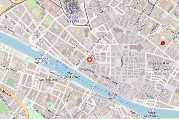 Map showing Manifattura in Florence
