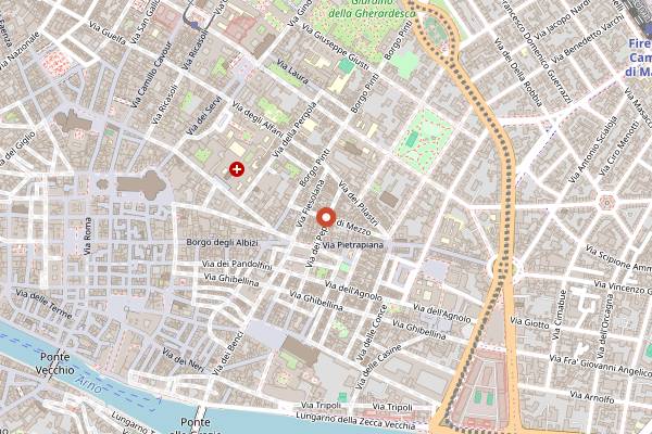 Map showing Bitter Bar in Florence