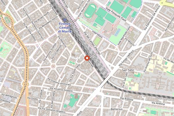 Map showing Combo Social Club in Florence