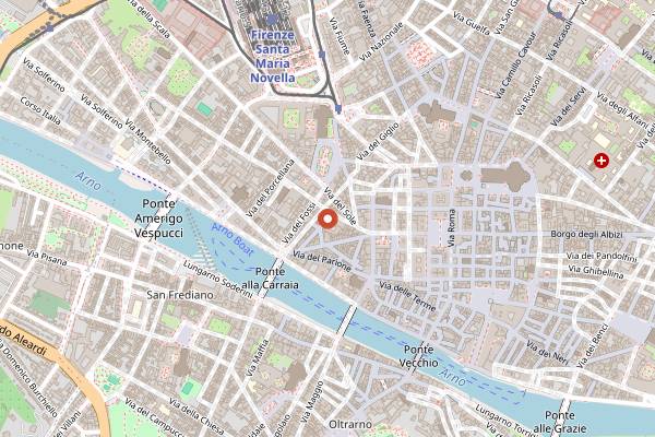 Map showing Manifattura in Florence