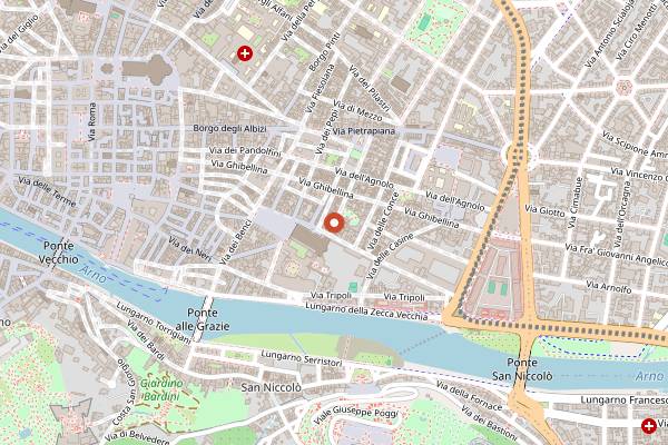 Map showing Queer in Florence