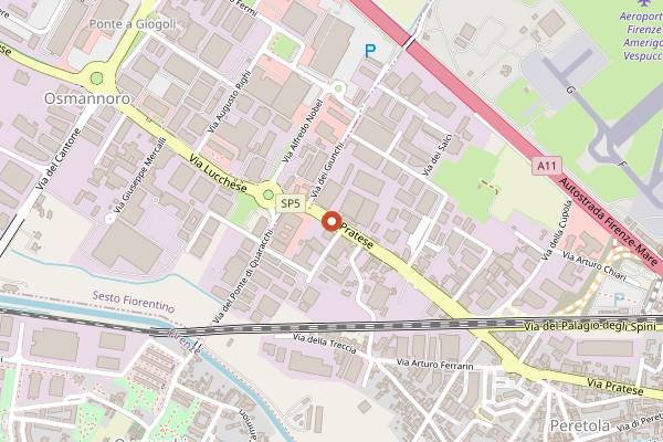 Map showing Tenax in Florence