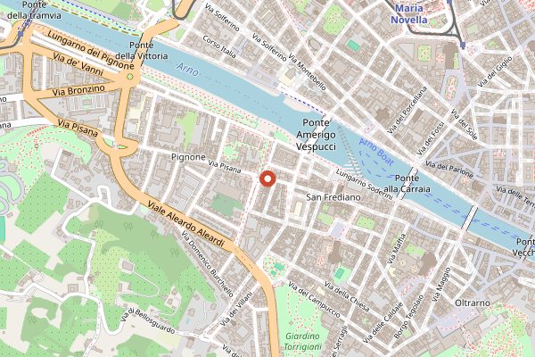 Map showing io Osteria Personale in Florence