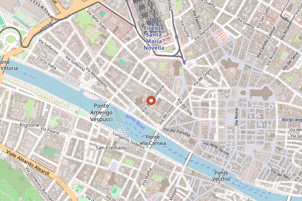 Map showing Trattoria Sostanza in Florence