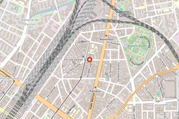 Map showing Fòla in Milan
