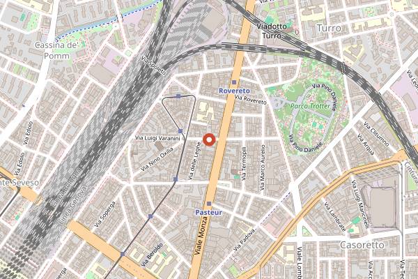 Map showing NoLoSo in Milan
