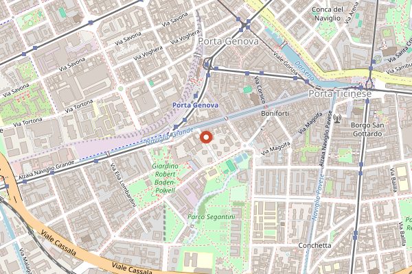 Map showing Rita and Cocktails in Milan