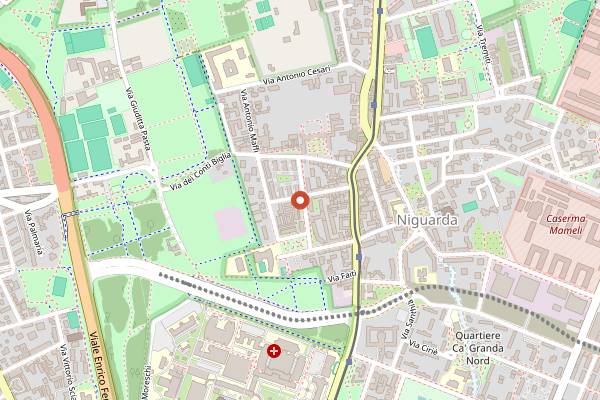 Map showing Scott Joplin Pub in Milan