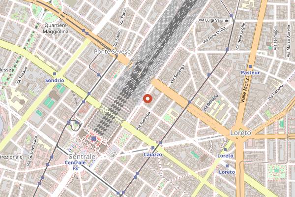 Map showing Birrificio Italiano Milano in Milan