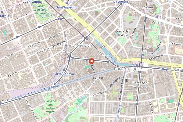 Map showing 28 Posti in Milan