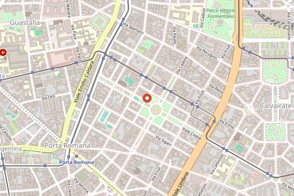 Map showing Il Cucinista in Milan