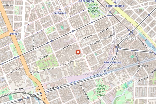 Map showing Taste Milano in Milan