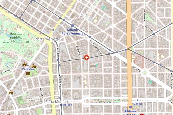Map showing Dim Sum in Milan
