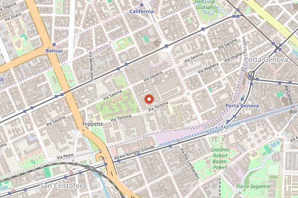Map showing Enrico Bartolini al Mudec in Milan
