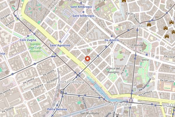 Map showing Sakeya in Milan