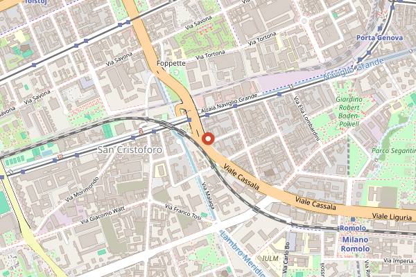 Map showing Arepa'z in Milan