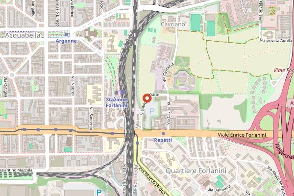 Map showing Amnesia Milano in Milan